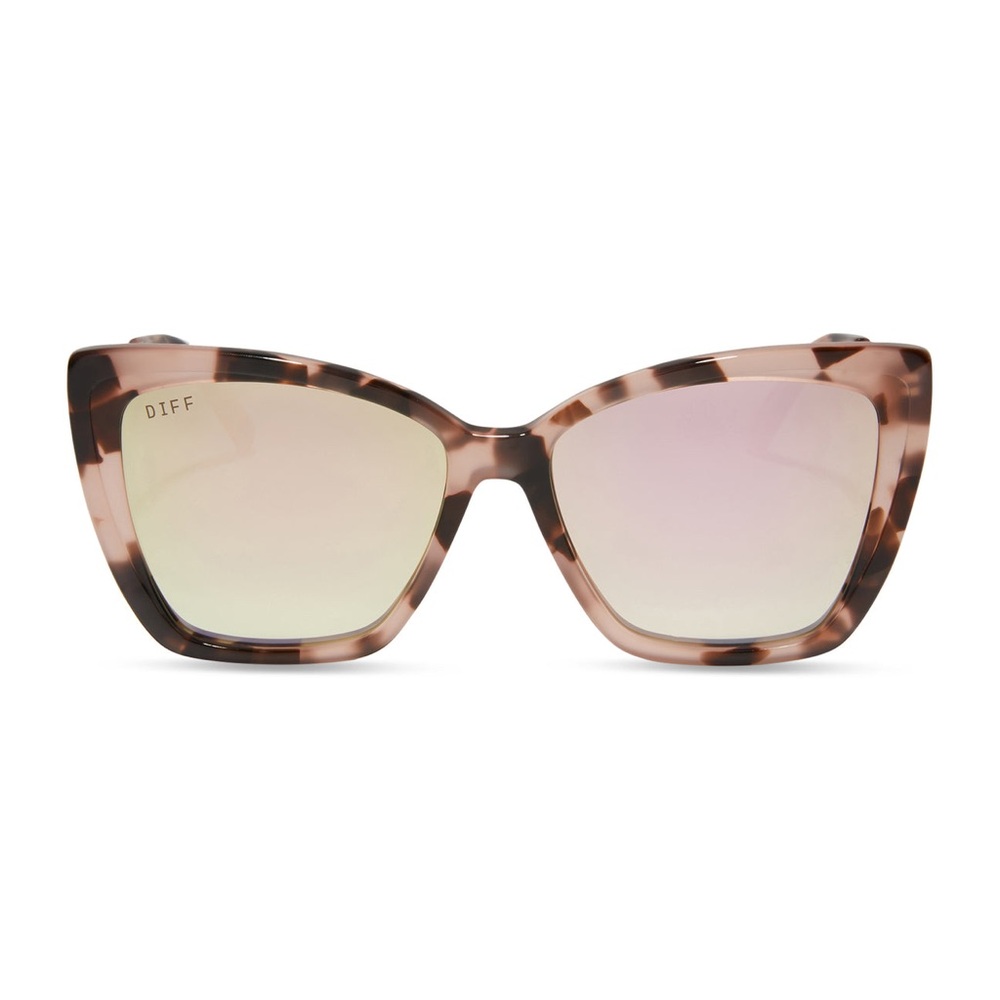 Diff Eyewear Becky Tortoise Shell Sunglasses - Picture 14 of 16